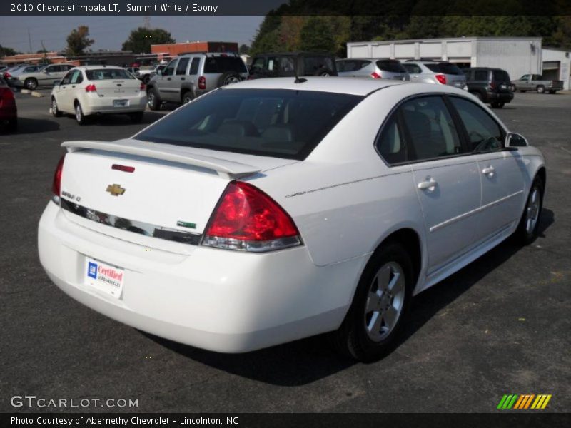 Summit White / Ebony 2010 Chevrolet Impala LT