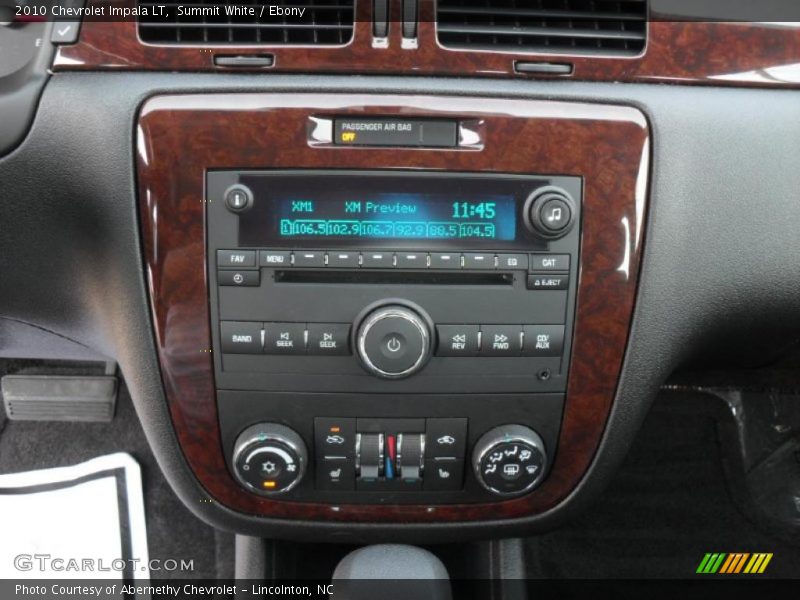 Summit White / Ebony 2010 Chevrolet Impala LT