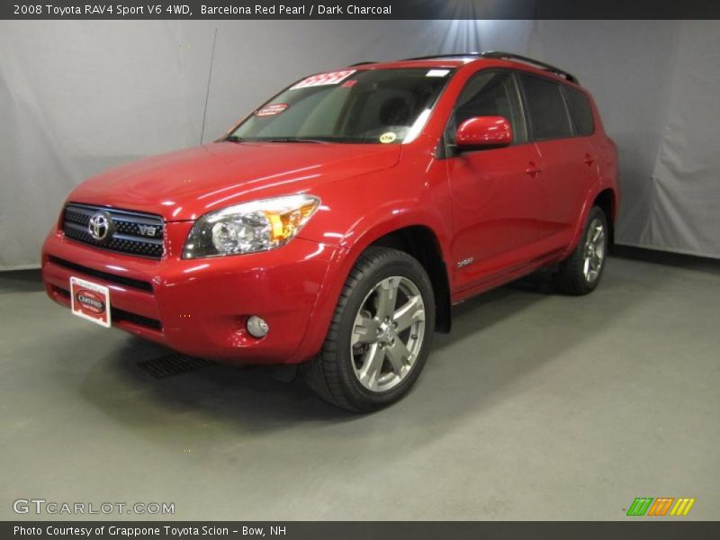 Barcelona Red Pearl / Dark Charcoal 2008 Toyota RAV4 Sport V6 4WD