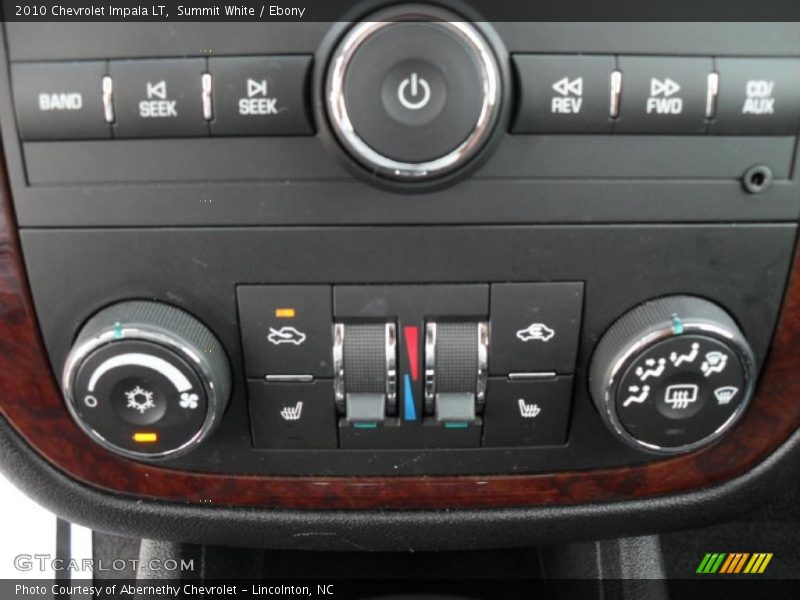 Summit White / Ebony 2010 Chevrolet Impala LT