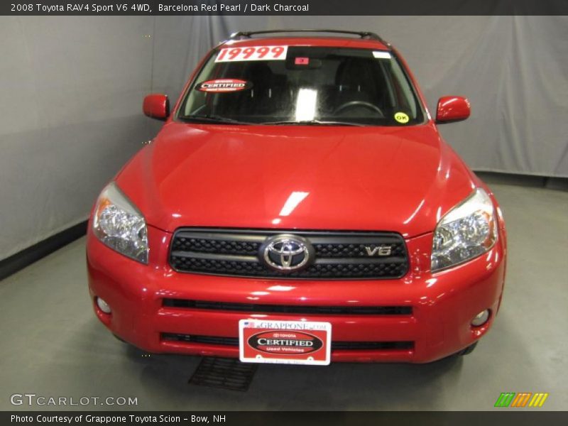 Barcelona Red Pearl / Dark Charcoal 2008 Toyota RAV4 Sport V6 4WD