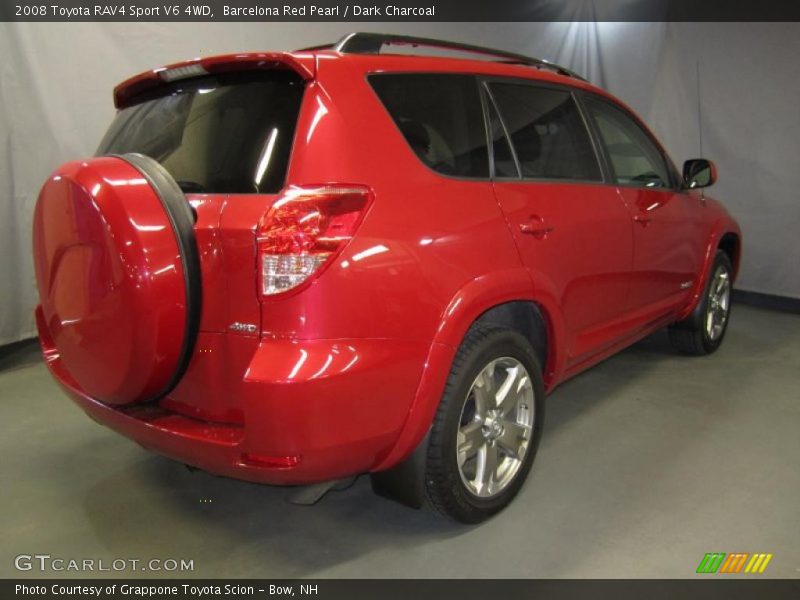 Barcelona Red Pearl / Dark Charcoal 2008 Toyota RAV4 Sport V6 4WD