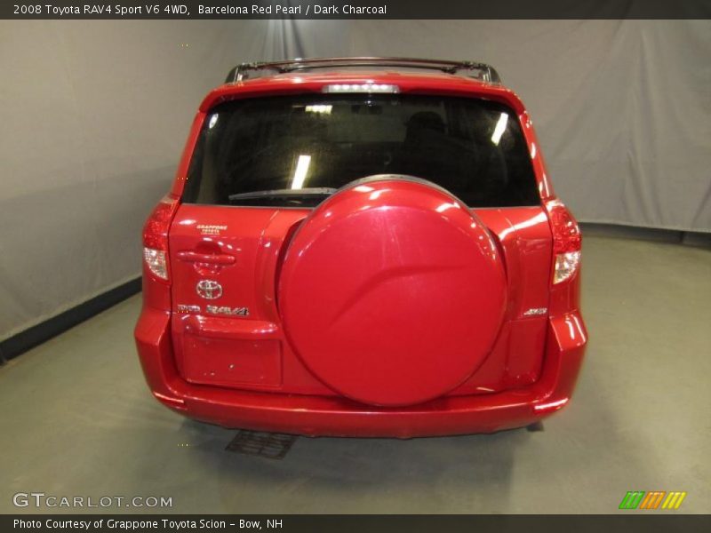 Barcelona Red Pearl / Dark Charcoal 2008 Toyota RAV4 Sport V6 4WD