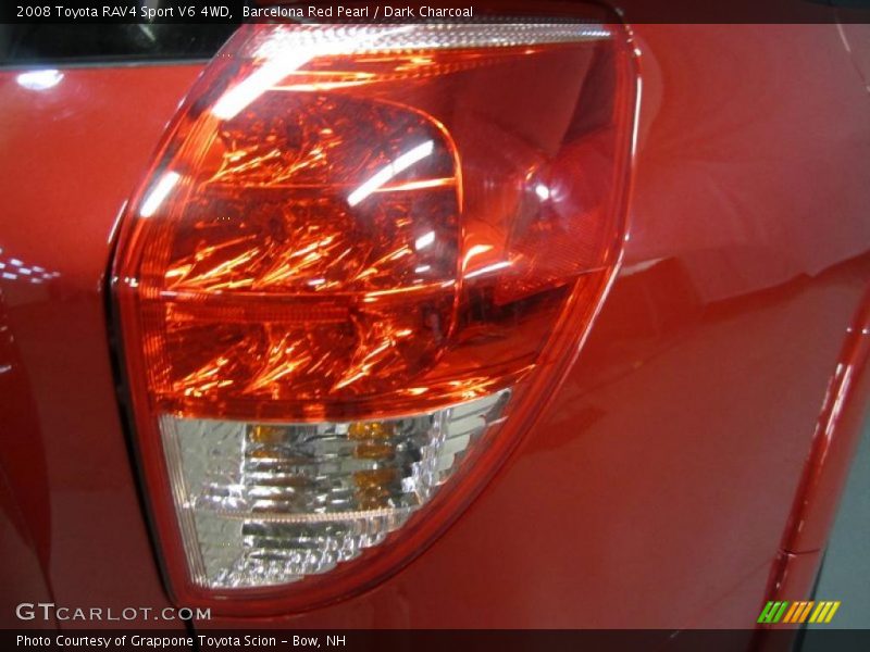 Barcelona Red Pearl / Dark Charcoal 2008 Toyota RAV4 Sport V6 4WD