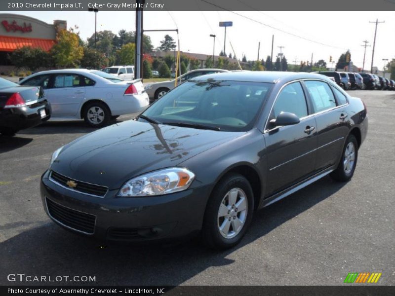 Cyber Gray Metallic / Gray 2010 Chevrolet Impala LT