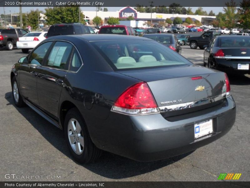 Cyber Gray Metallic / Gray 2010 Chevrolet Impala LT