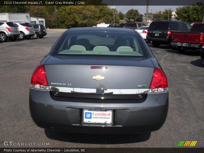 Cyber Gray Metallic / Gray 2010 Chevrolet Impala LT