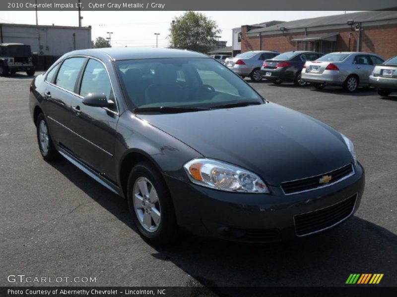 Cyber Gray Metallic / Gray 2010 Chevrolet Impala LT
