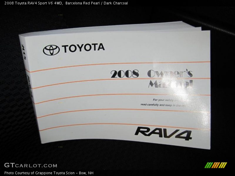 Barcelona Red Pearl / Dark Charcoal 2008 Toyota RAV4 Sport V6 4WD