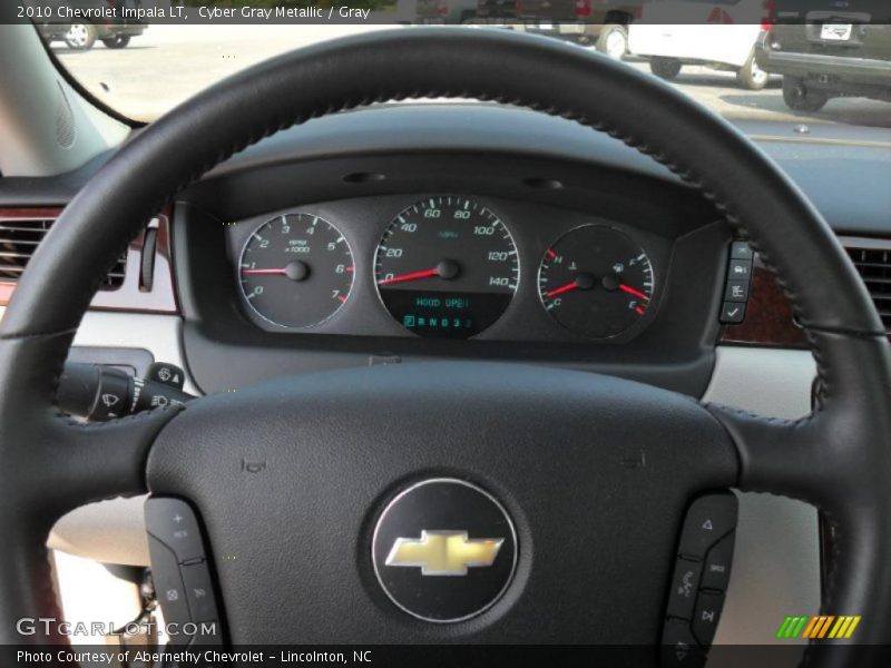 Cyber Gray Metallic / Gray 2010 Chevrolet Impala LT
