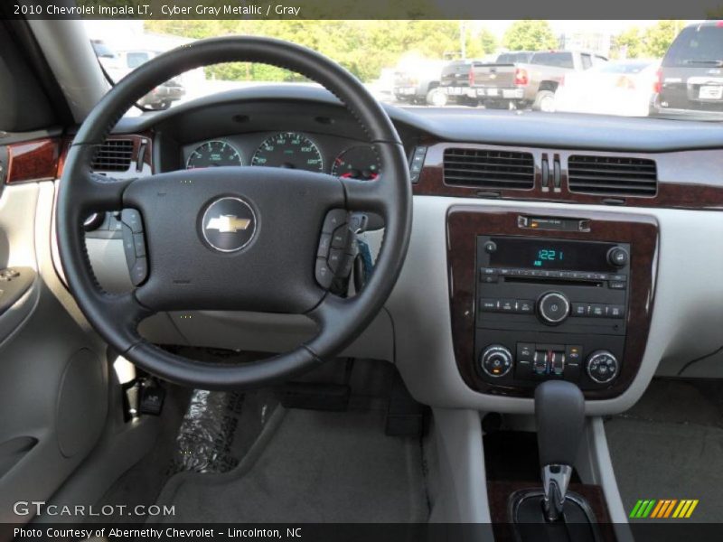 Cyber Gray Metallic / Gray 2010 Chevrolet Impala LT