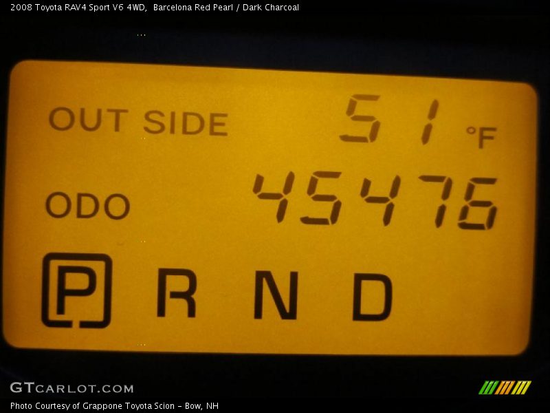 Barcelona Red Pearl / Dark Charcoal 2008 Toyota RAV4 Sport V6 4WD