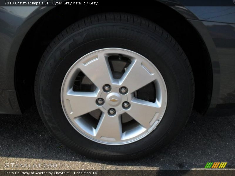Cyber Gray Metallic / Gray 2010 Chevrolet Impala LT