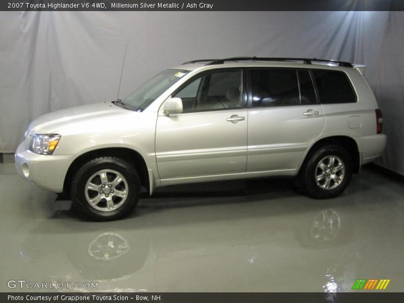 Millenium Silver Metallic / Ash Gray 2007 Toyota Highlander V6 4WD