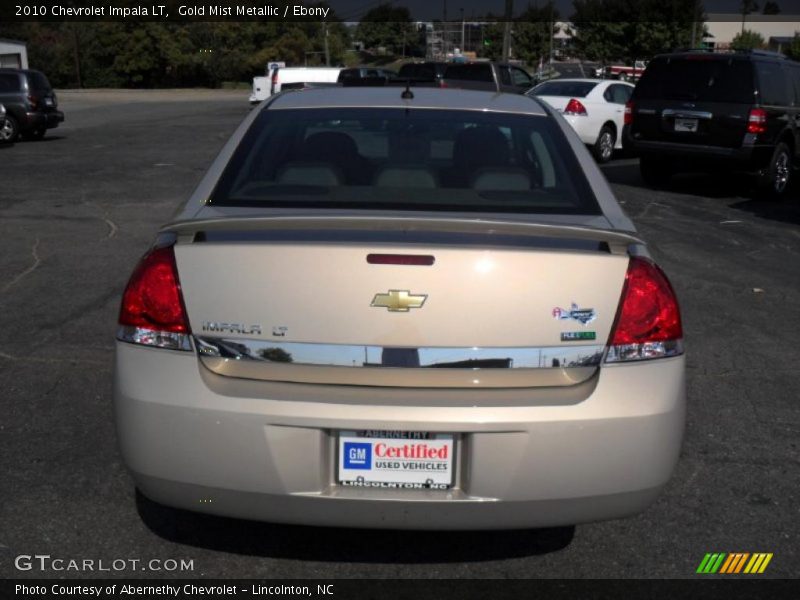 Gold Mist Metallic / Ebony 2010 Chevrolet Impala LT