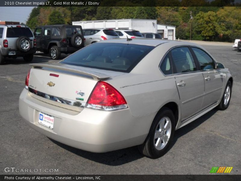 Gold Mist Metallic / Ebony 2010 Chevrolet Impala LT