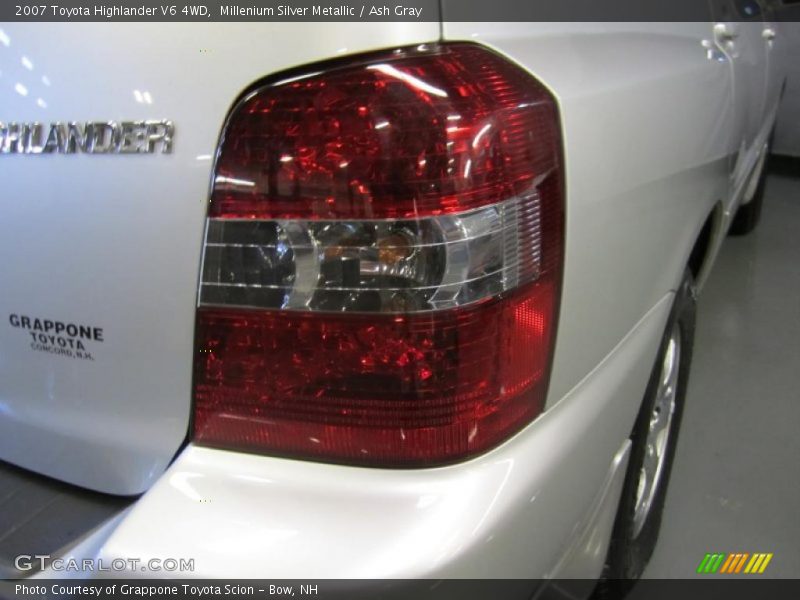 Millenium Silver Metallic / Ash Gray 2007 Toyota Highlander V6 4WD