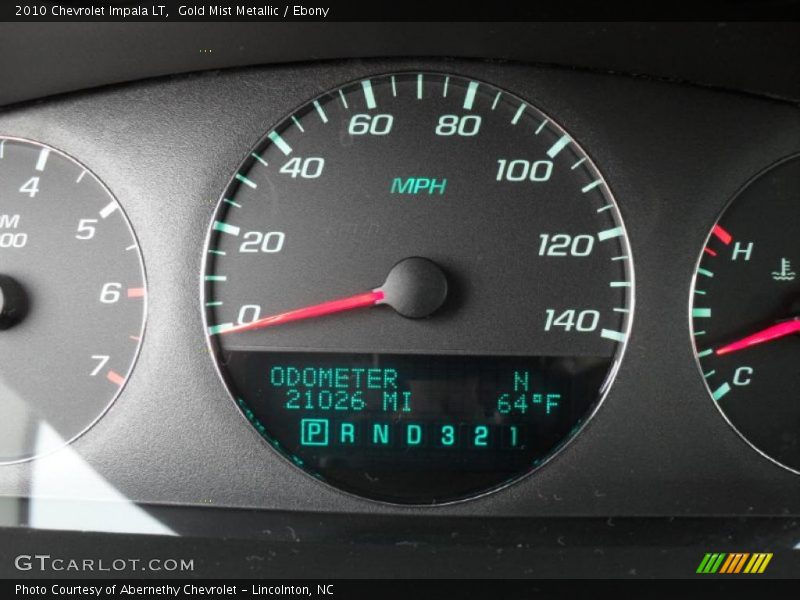 Gold Mist Metallic / Ebony 2010 Chevrolet Impala LT