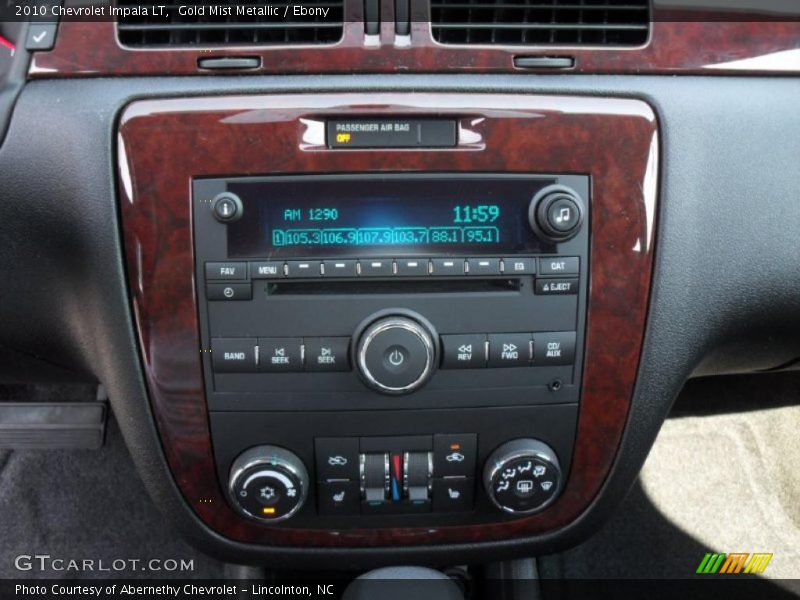 Gold Mist Metallic / Ebony 2010 Chevrolet Impala LT