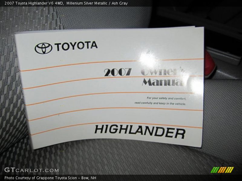 Millenium Silver Metallic / Ash Gray 2007 Toyota Highlander V6 4WD