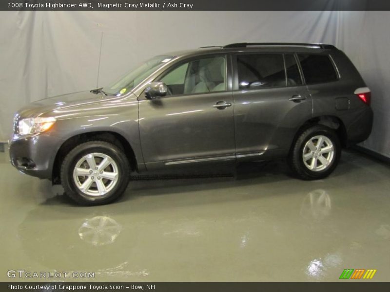 Magnetic Gray Metallic / Ash Gray 2008 Toyota Highlander 4WD