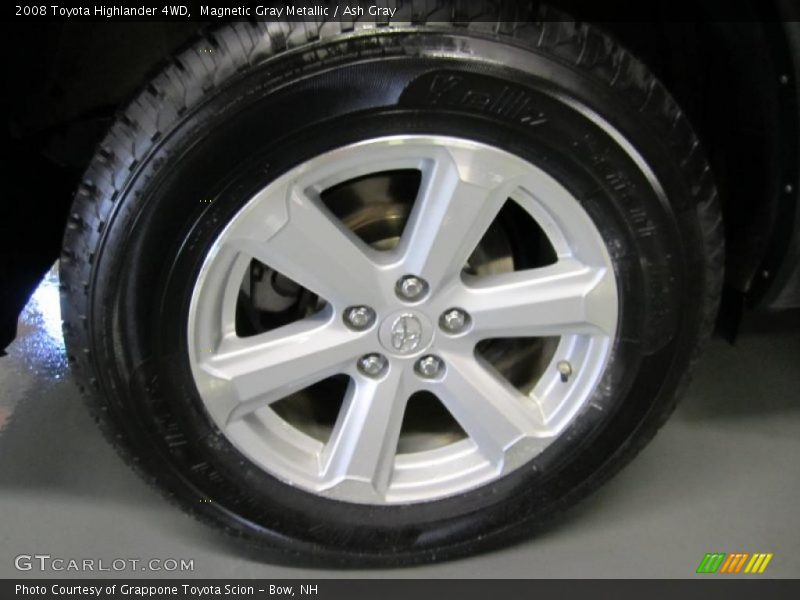 Magnetic Gray Metallic / Ash Gray 2008 Toyota Highlander 4WD