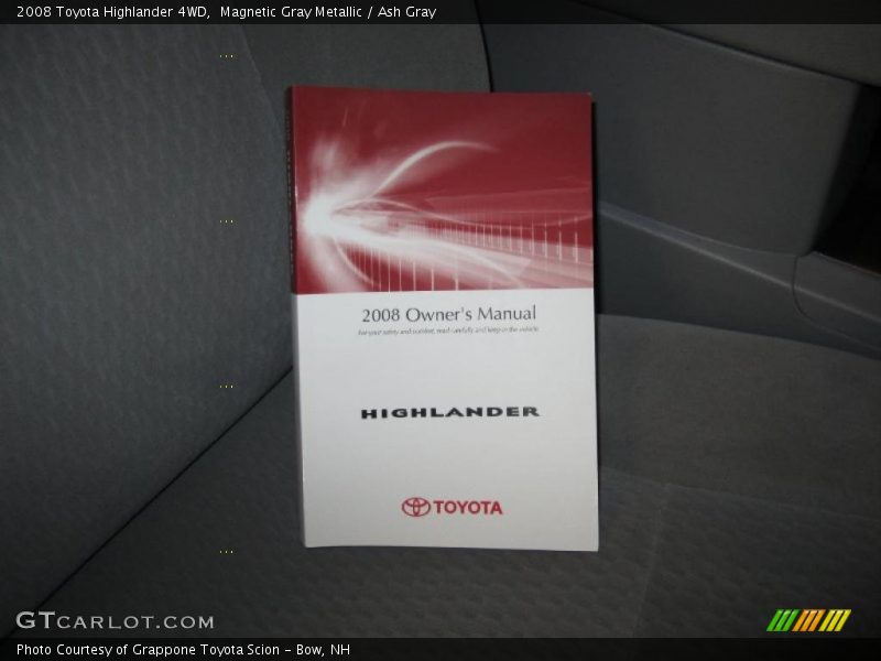 Magnetic Gray Metallic / Ash Gray 2008 Toyota Highlander 4WD