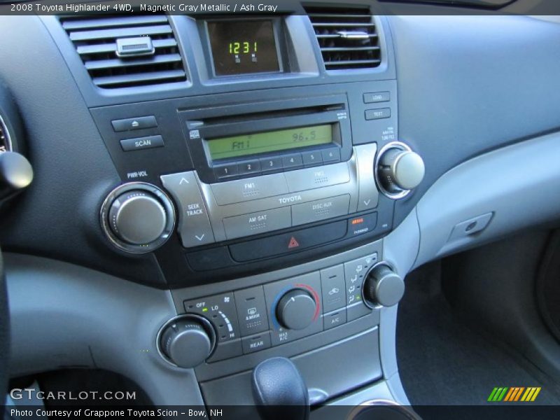 Magnetic Gray Metallic / Ash Gray 2008 Toyota Highlander 4WD