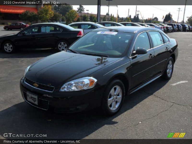 Black / Gray 2010 Chevrolet Impala LT