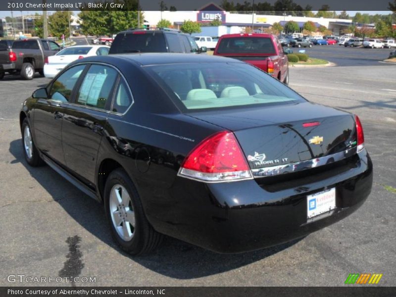 Black / Gray 2010 Chevrolet Impala LT
