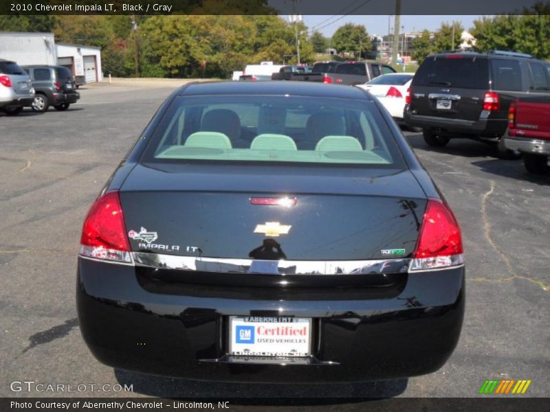 Black / Gray 2010 Chevrolet Impala LT