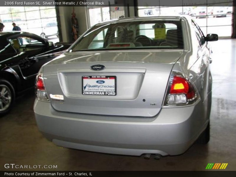Silver Frost Metallic / Charcoal Black 2006 Ford Fusion SE