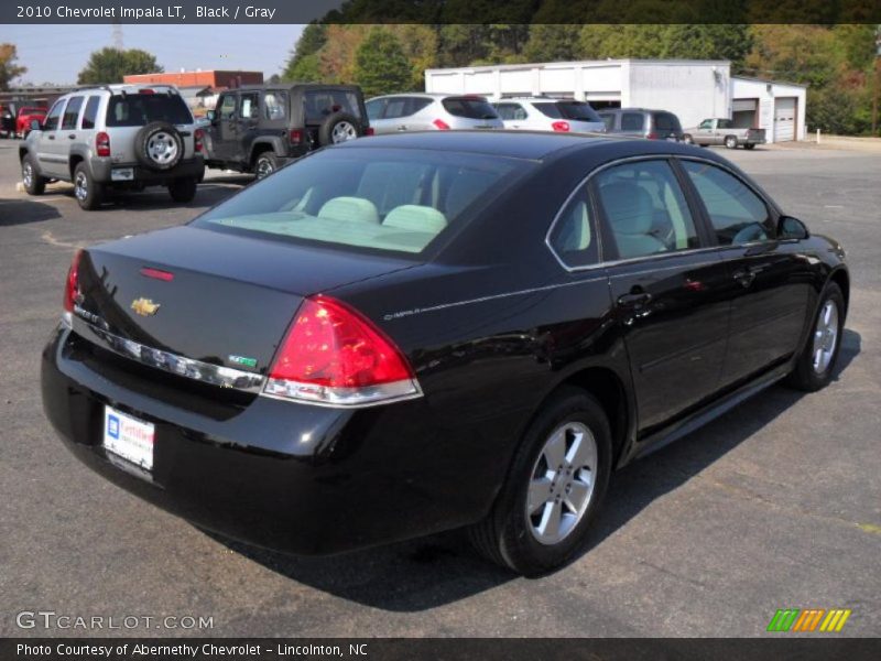 Black / Gray 2010 Chevrolet Impala LT