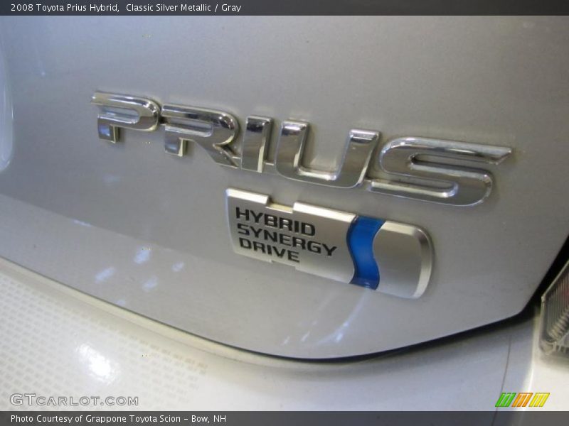 Classic Silver Metallic / Gray 2008 Toyota Prius Hybrid