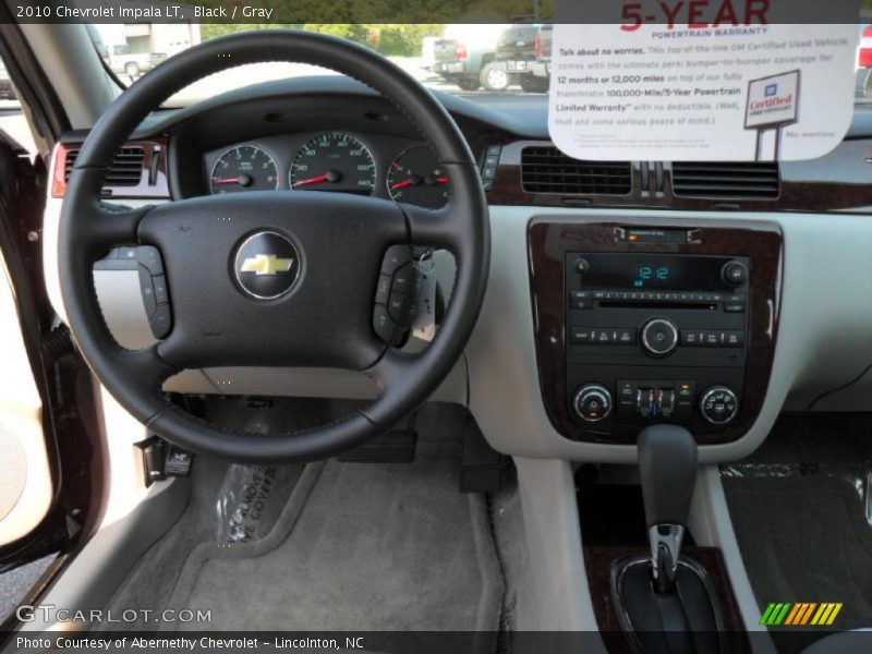 Black / Gray 2010 Chevrolet Impala LT