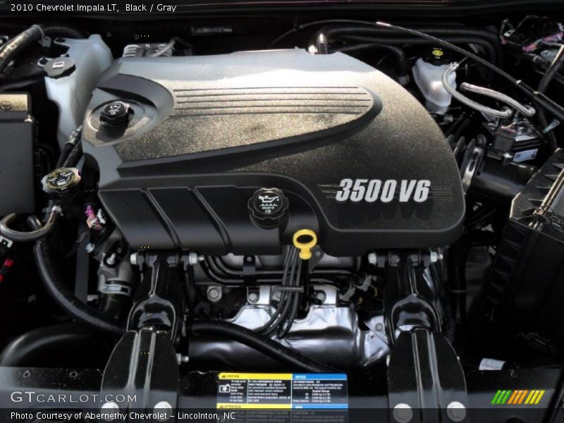 Black / Gray 2010 Chevrolet Impala LT