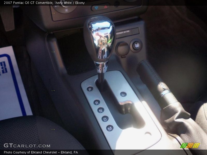 Ivory White / Ebony 2007 Pontiac G6 GT Convertible