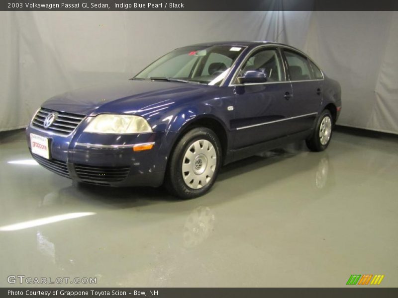 Indigo Blue Pearl / Black 2003 Volkswagen Passat GL Sedan