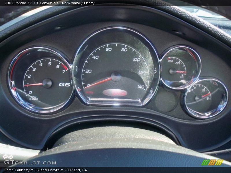  2007 G6 GT Convertible GT Convertible Gauges