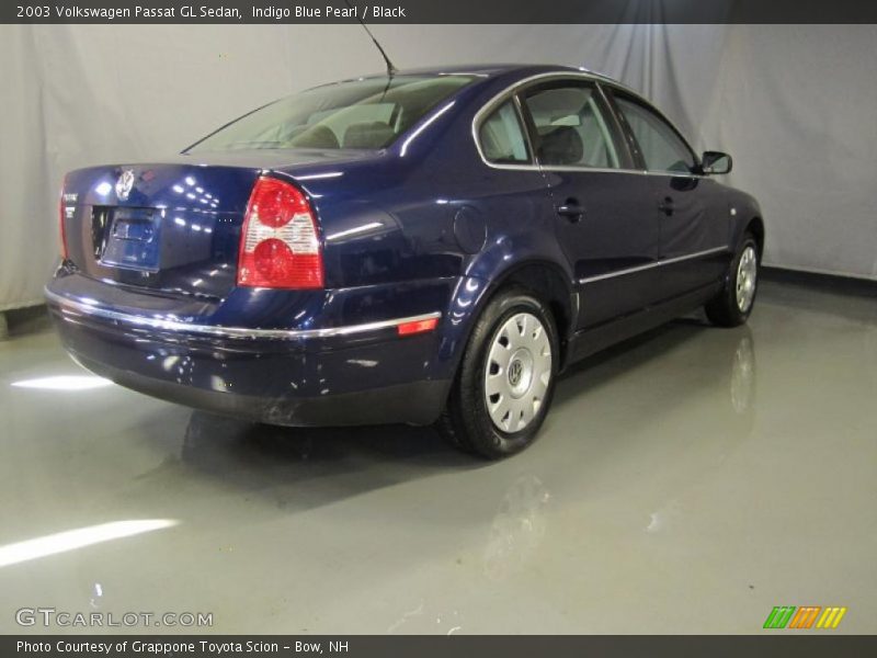 Indigo Blue Pearl / Black 2003 Volkswagen Passat GL Sedan