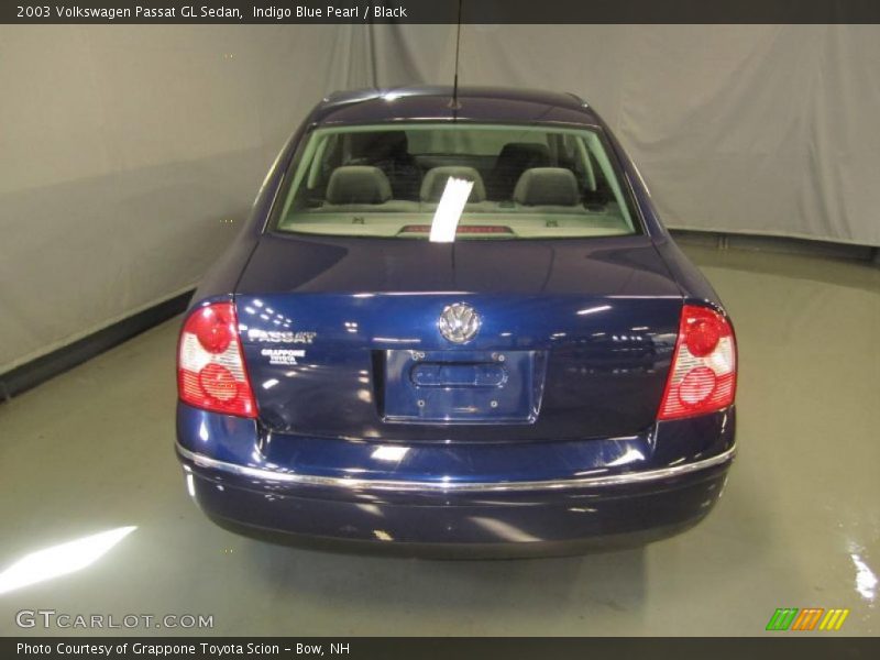 Indigo Blue Pearl / Black 2003 Volkswagen Passat GL Sedan
