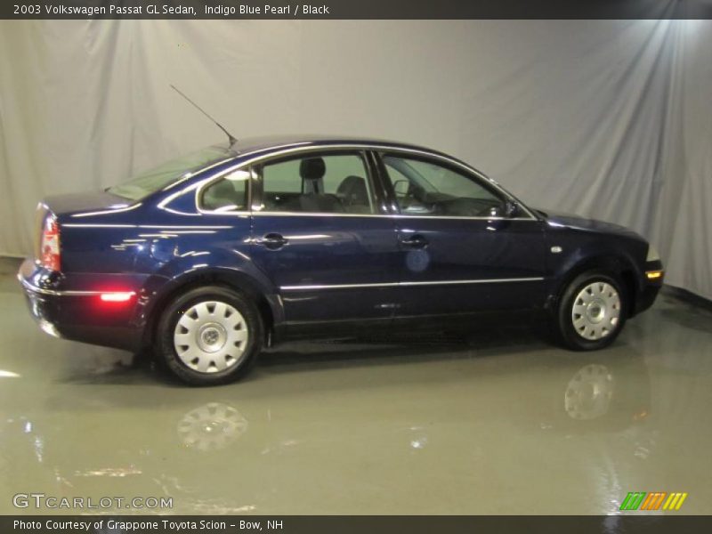 Indigo Blue Pearl / Black 2003 Volkswagen Passat GL Sedan
