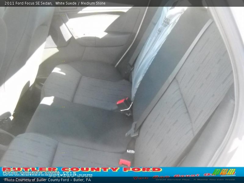 White Suede / Medium Stone 2011 Ford Focus SE Sedan