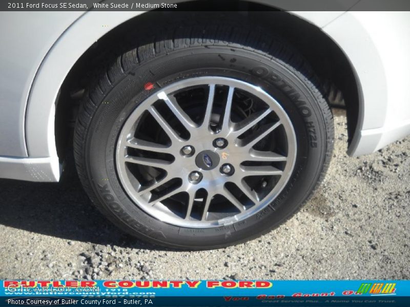 White Suede / Medium Stone 2011 Ford Focus SE Sedan