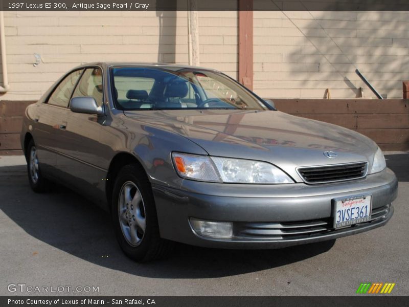 Antique Sage Pearl / Gray 1997 Lexus ES 300