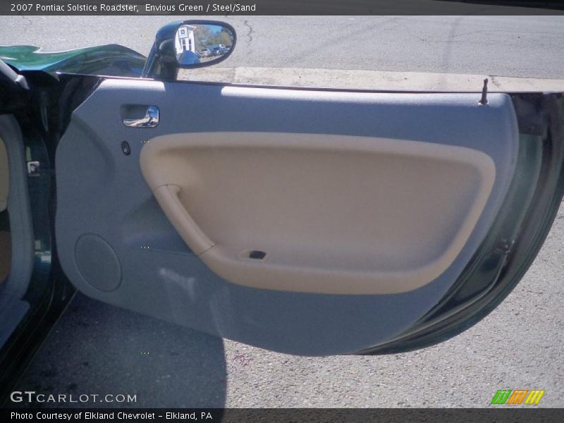 Envious Green / Steel/Sand 2007 Pontiac Solstice Roadster