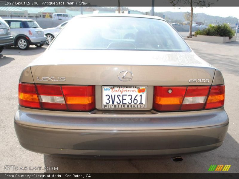 Antique Sage Pearl / Gray 1997 Lexus ES 300