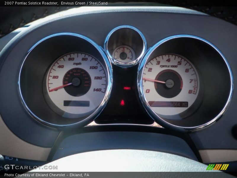 Envious Green / Steel/Sand 2007 Pontiac Solstice Roadster