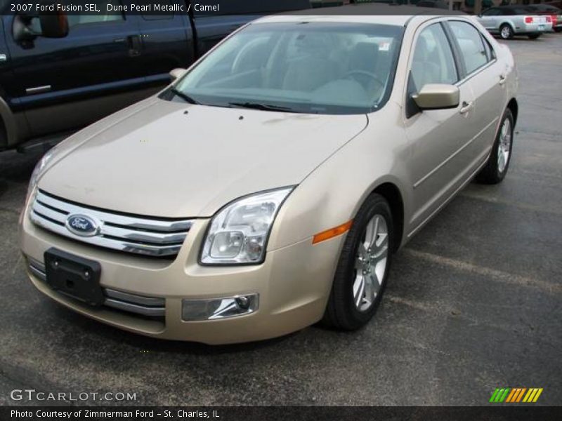 Dune Pearl Metallic / Camel 2007 Ford Fusion SEL