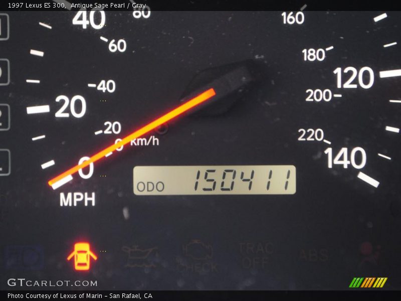 Antique Sage Pearl / Gray 1997 Lexus ES 300